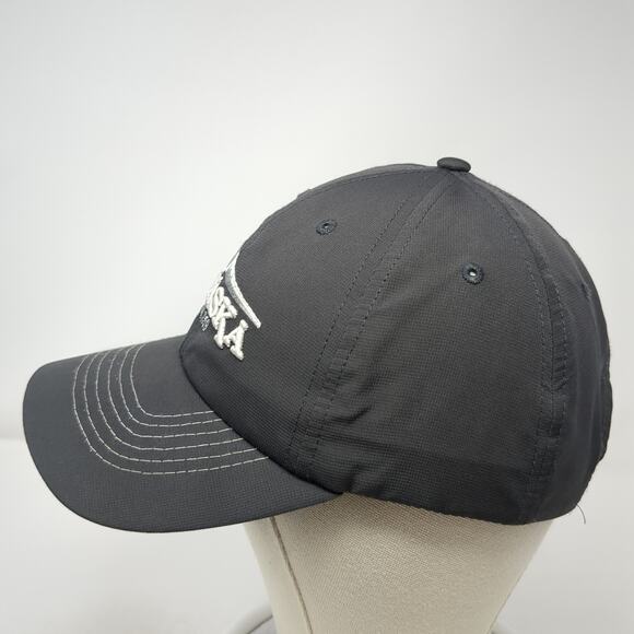 Alaska Est. 1959 Strapback Baseball Cap Gray One Size Cruisewear & Company - Picture 3 of 9